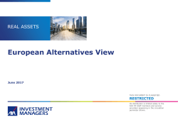 Alternatives View - 2017 ULI Asia Pacific Summit