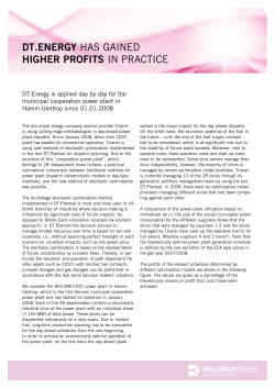 dt.ENERGY has gained hiGhER pRofits in practice