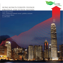 hong kong`s climate change strategy and action agenda