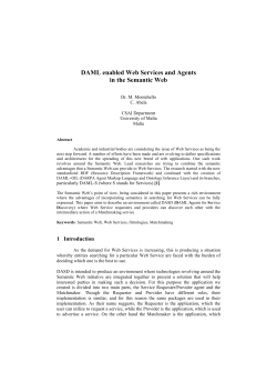 DAML enabled Web Services and Agents - Search