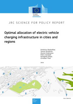 Optimal allocation of electric vehicle charging infrastructure in cities