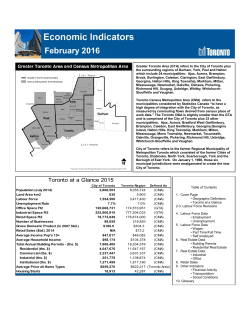 February 2016 - City of Toronto