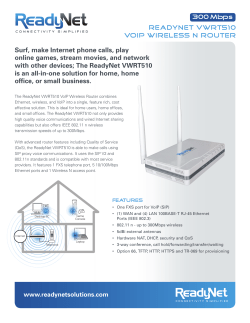 ReadyNet VWRT510 VoIP Wireless n Router Surf, make Internet