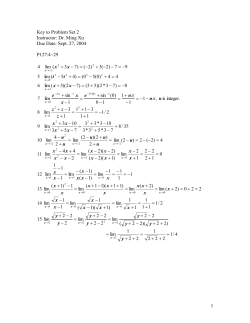 Assignment: Problem Set 2 - (CRSSA), Rutgers University
