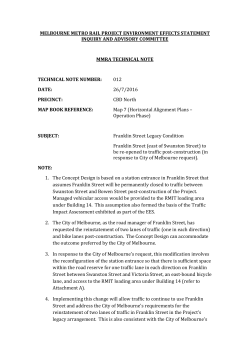 Modification - Franklin Street legacy Condition