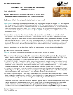 Stop arguing and start serving!