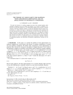 the theory of 2-regularity for mappings with lipschitzian derivatives