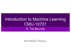 Introduction to Machine Learning