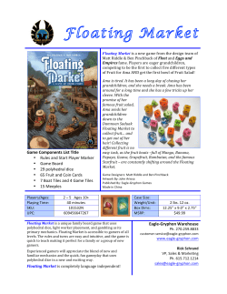 Game Components List Title &bull; Rules and Start Player Marker &bull; Game