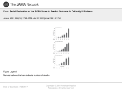 Serial Evaluation of the SOFA Score to Predict Outcome in Critically