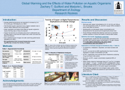 Introduction: Average global temperatures are expected to increase