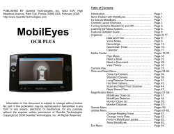 MobilEyes - Guerilla Technologies Inc.