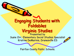 Engaging Students with Foldables US History to 1877