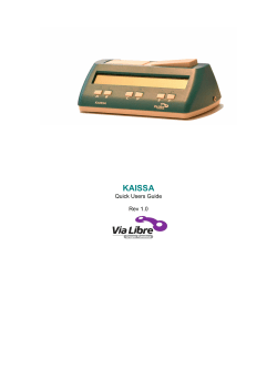 Manual Kaissa En