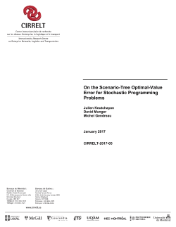 On the Scenario-Tree Optimal-Value Error for Stochastic