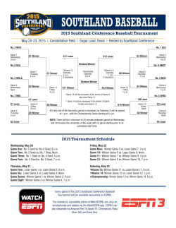 2015 Baseball Tournament Bracket.indd