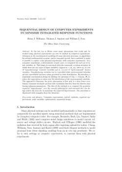 sequential design of computer experiments to minimize integrated