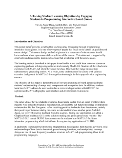 Achieving Student Learning Objectives by Engaging Students in