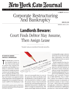 Corporate Restructuring And Bankruptcy
