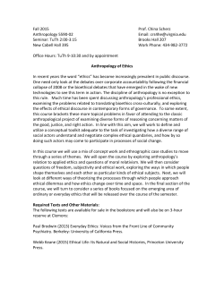 Ethics Syllabus 081115