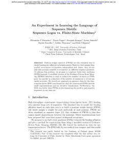 Sequence Logos vs. Finite-State Machines