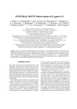 INTEGRAL/RXTE Observations of Cygnus X-1
