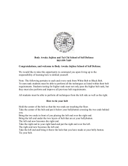 Congratulations, and welcome to Body Awake School of Self Defense