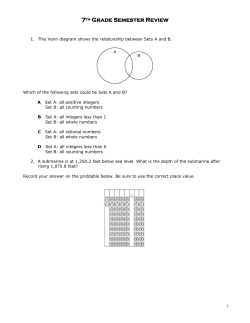 7 th Grade Semester Review