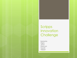 Scripps Innovation Challenge