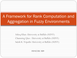 A Framework for Rank Computation and Aggregation in Fuzzy
