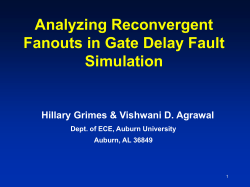Analyzing Reconvergent Fanouts in Gate Delay