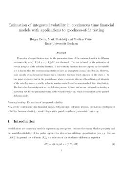 Estimation of integrated volatility in continuous time financial models