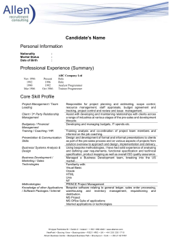our CV Template Here