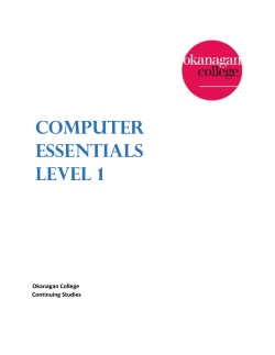 Computer Essentials 1