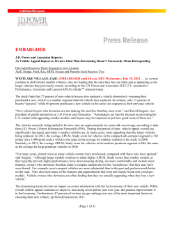 Audi, Dodge, Ford, Kia, MINI, Nissan and