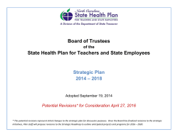 Updating the Strategic Plan for 2016-2020 (Final)