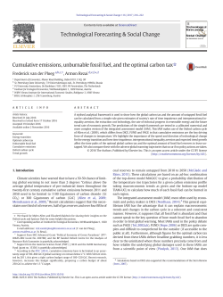 Cumulative emissions, unburnable fossil fuel, and the optimal