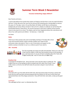 5 wb 22nd May 2017 - Gledhow Primary School