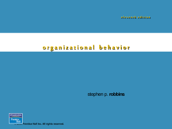 Organizational Behavior 11e