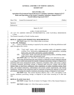 GENERAL ASSEMBLY OF NORTH CAROLINA SESSION 2017 S 4