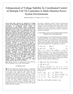 Coordinated Control and Interactions between FACTS Controllers in