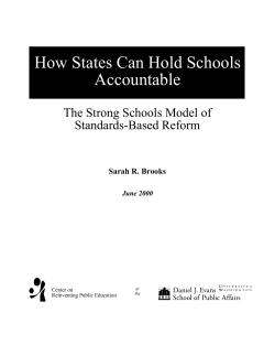 How States Can Hold Schools Accountable