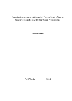 Exploring Engagement: A Grounded Theory Study of Young