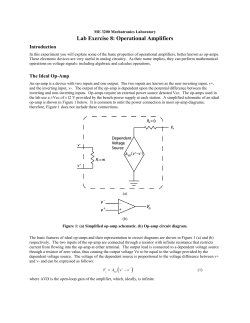 The Ideal Op-Amp
