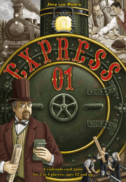 A railroads card game for 2 to 4 players, ages 12 and up