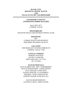 tim mcdermott - Texas State Rifle Association