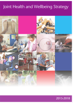 Joint Health and Wellbeing Strategy