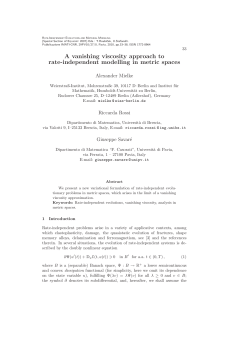 A vanishing viscosity approach to rate