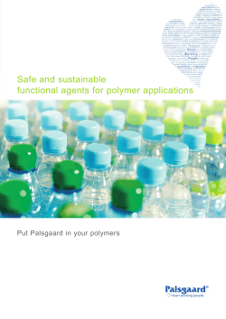 Safe and sustainable functional agents for polymer