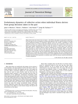 Evolutionary dynamics of collective action when individual